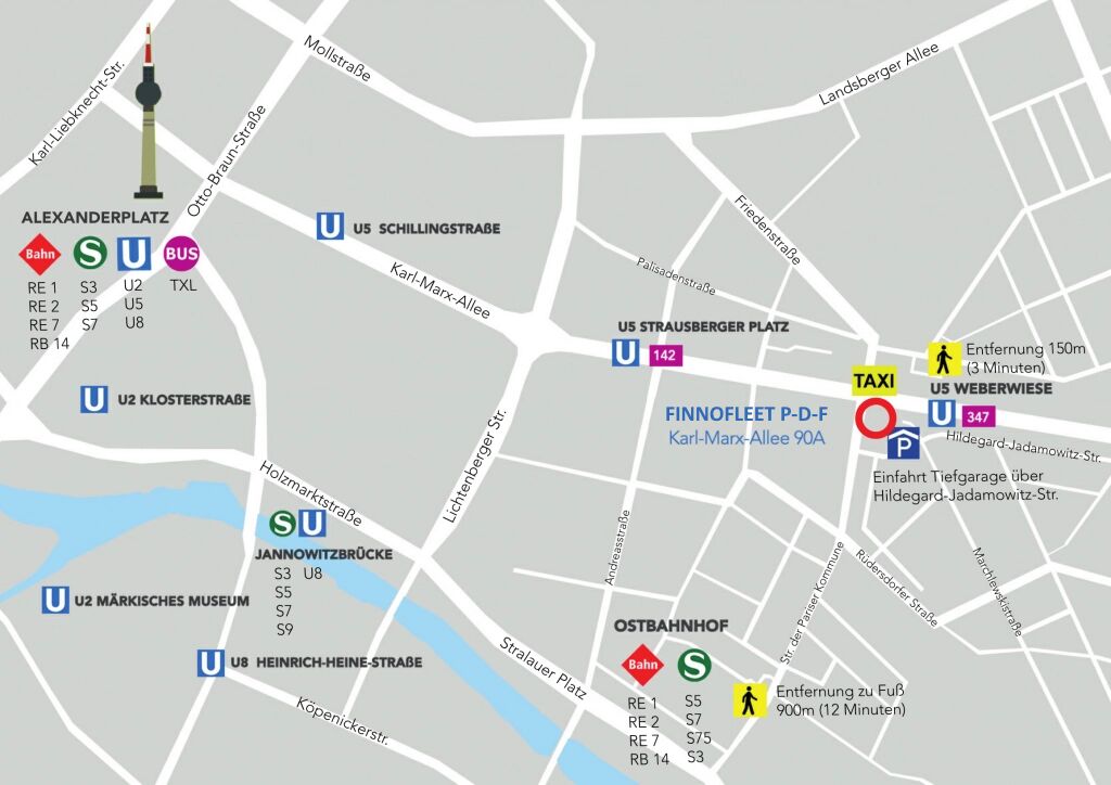 Anfahrtsskizze PRO-DIRECT-FINANCE